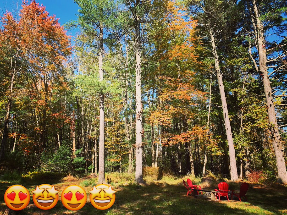 MountainPocono's tweet photo. Imagine yourself building a fire in the fire pit, setting in the red chairs and sipping hot chocolate.  Maybe you’re holding the hand of the person you love the most or reading a good book.    Ahhhh relaxation.  

https://t.co/TXknnCfgMW

#poconomtnvacations #poconos #airbnb https://t.co/VOwVc8gmA5