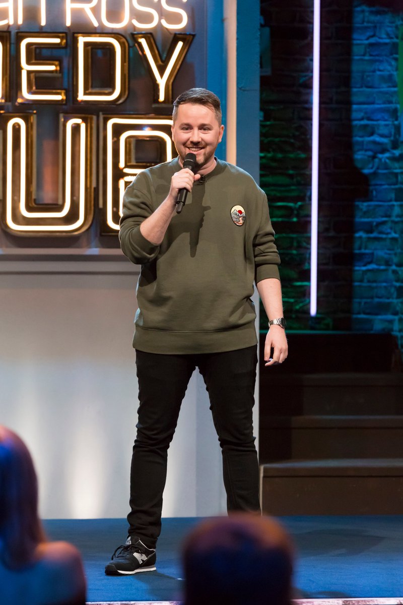 Our #ComedyClub is the perfect place to see the next big thing and tonight we're delighted to welcome @stephenbucomedy to the stage! Don't miss him tonight on @itv #JRCC