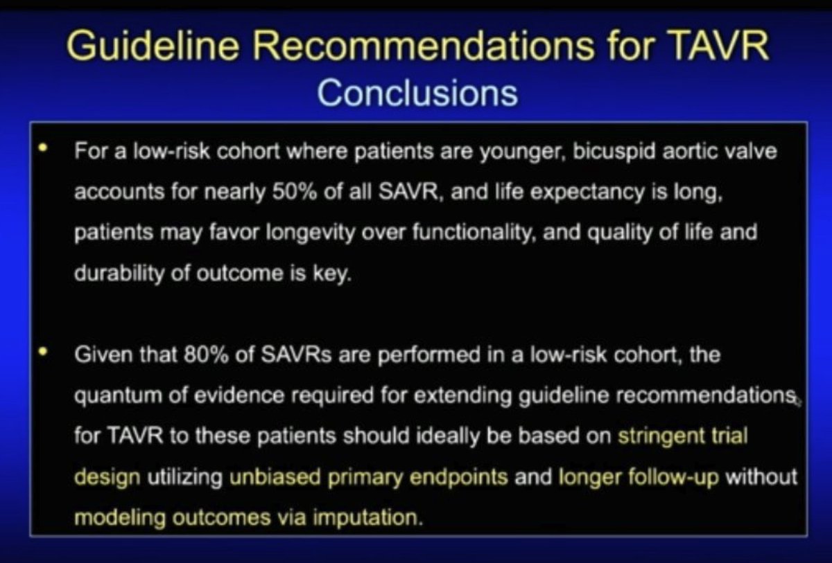 As an outside observer, I concur with  @kaulcsmc take that a) we need more data before embracing TAVI in low-risk patients, as is happening b) Just b/c FDA allowed hospitalizations in the Partner III, clinicians discussing these procedures w pts ought to focus on hard outcomes.