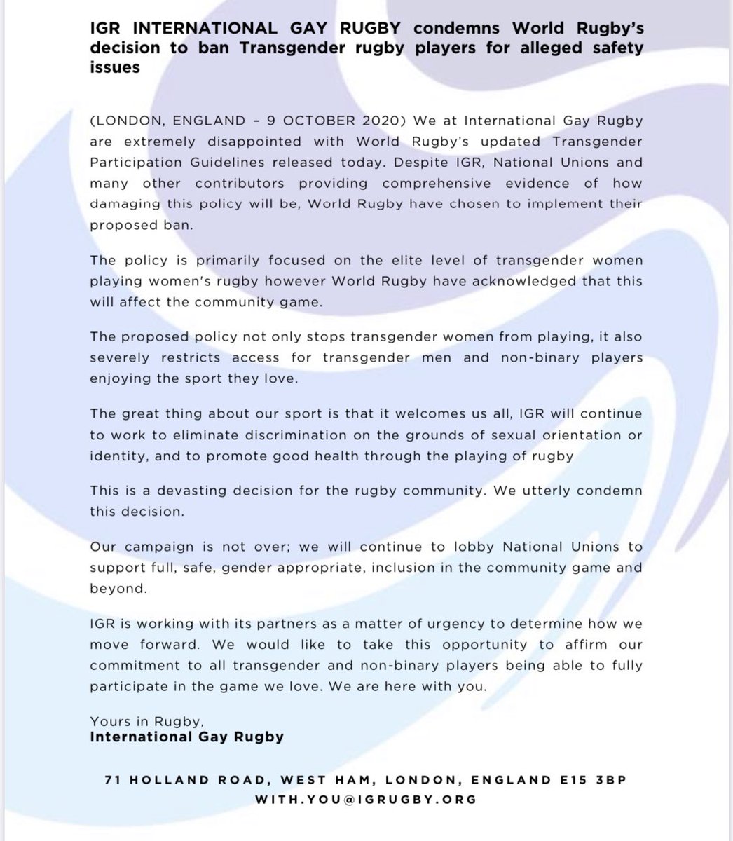 #changethegame #inclusive #inclusion #tryandstopus #rugbyforall #transgender #trans #lgbt #lgbtq #queer #pride #nonbinary #loveislove #transisbeautiful #genderfluid #transpride #lgbtqia #love #gaypride #rugby #rugbygram