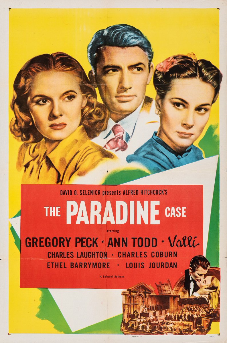 #7 Spellbound (1945)Notorious (1946)The Paradine Case (1947)Rope (1948)