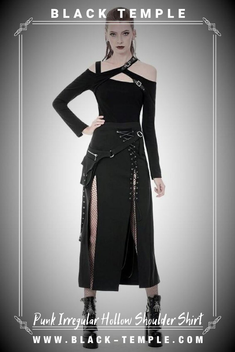 BlackTempleShop's tweet photo. 🧛‍♀️Punk Irregular Hollow Shoulder Shirt🧛‍♀️

🖤 Sexy Punk and Gothic Fashion Tops for Devil Girl🖤

🦇🕍Black Temple🕍🦇
#punk #sexygoth #sexypunk #gothfashion #gothicfashion #gothicstyle #gothgirl #gothicgirl #punkgirl #punkstyle #gothstyle #gothicstyle #punkclothing #gothic #goth https://t.co/SXU45gEuSk