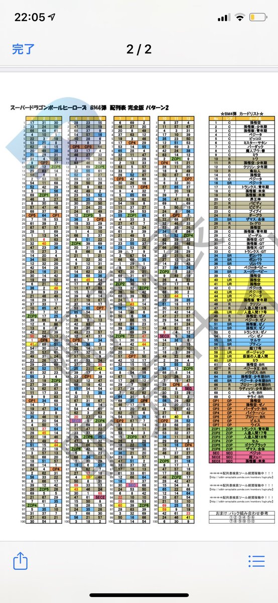 こけし ベジットブルー確定の配列ってどれですか ドラゴンボールヒーローズ配列