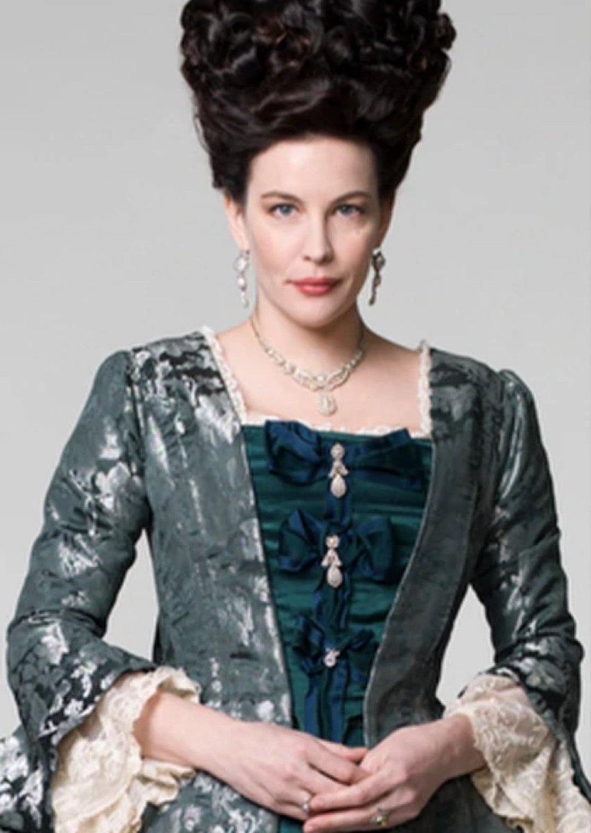 beakerJT's tweet photo. I've now watched Season 3 of #Harlots Absolutely FANTASTIC! If you haven't seen it you must!! @BBCTwo please make more!! π Who knew that you could find a woman in a big wig so alluring ππ She puts you under some kind of spell I'm sure π€© #mopsbrow π€― #LadyFitz #LivTyler β€ https://t.co/hydpBKXJIa
