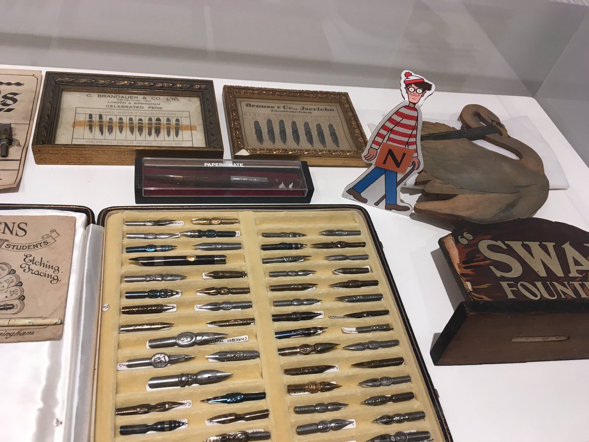 Cartoonmuseumuk's tweet photo. You can catch Wally hanging out with #DearMrPoole throughout October, having a look at part of one of the largest pen collections in the world! Where else in the museum is he hiding?
@WalkerBooksUK @kidsinmuseums #WallySpookyMuseumSearch #halfterm2020 https://t.co/UTS3o2oqVA