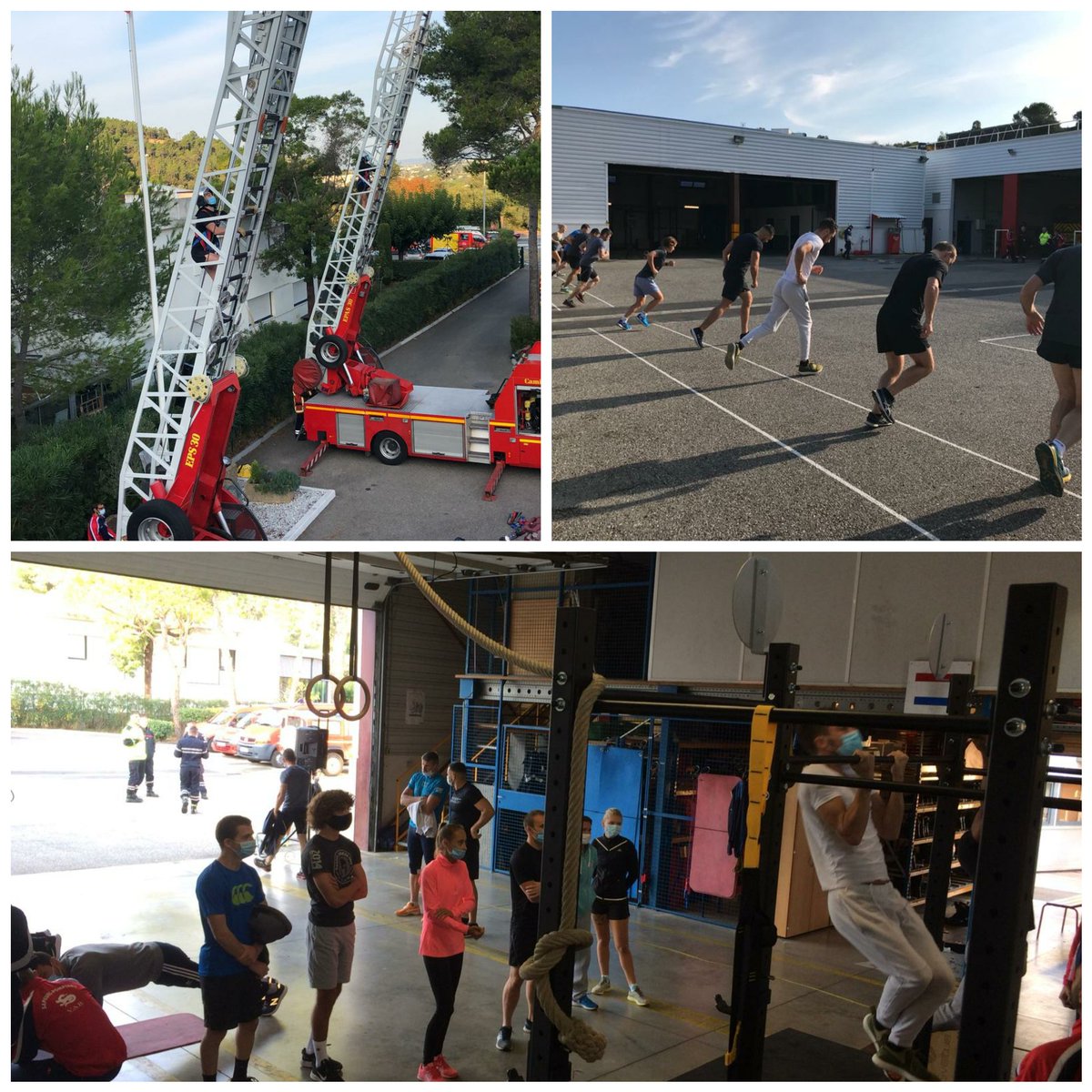 j_gourgues's tweet photo. Ce matin le CIS de Saint-Raphaël organisait des tests sportifs. Un recrutement de SPV mutualisé avec le CIS Frejus.

- Piscine, ICP, Aisance en hauteur

Des candidats motivés et dynamiques.Merci à nos EAP pour l'encadrement de cette matinée, première étape de nos futures recrues. https://t.co/vaahEunC30