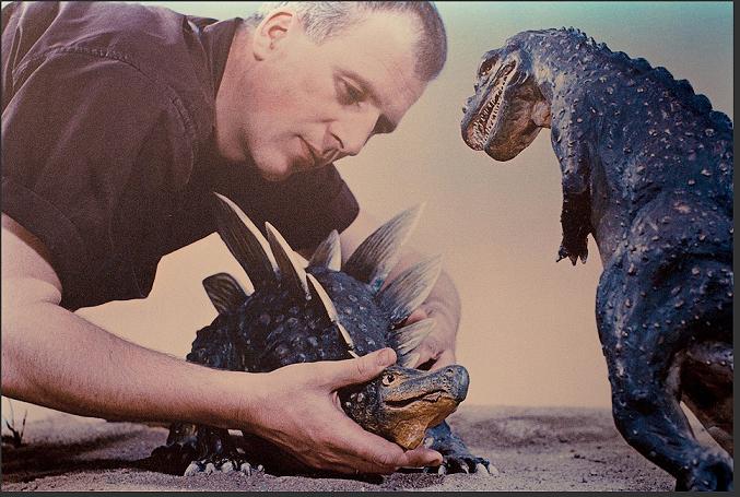 Zeman used Zdeněk Burian's art as inspiration for much of the film's creature design. Some of the animals even seem to be animated versions of Burian's paintings. However, Zeman's Stegosaurus & Ceratosaurus look little like Burian's take on the animals.