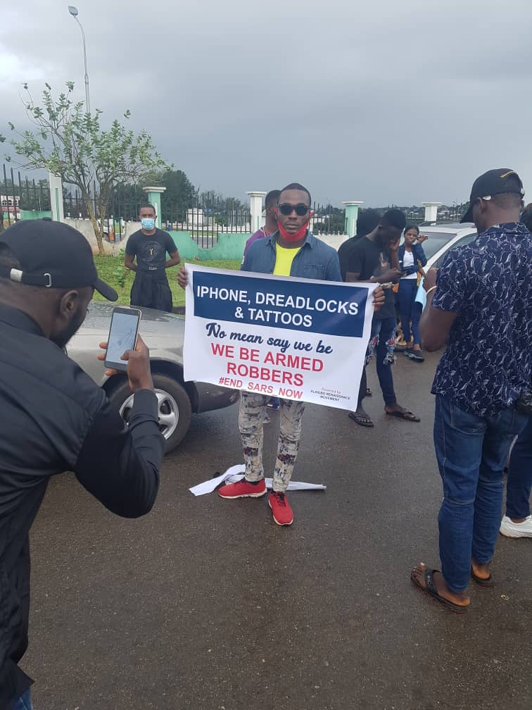 Blaze_915FM's tweet photo. #EndsarsprotestAwka currently happening in Awka, Anambra state.
Enough of the police brutalitiesββ https://t.co/4SXwuMbgmm