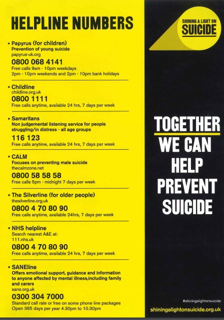 KingsmeadHomes's tweet photo. The theme of this #WorldMentalHealthDay is mental health for ALL

If you know someone who might be struggling @MatesInMind have provided a #spottingthesigns visual. It may change a life!

It’s important to remember that you’re not alone and there’s always someone who’ll listen💚 https://t.co/rEM1BdbWRW