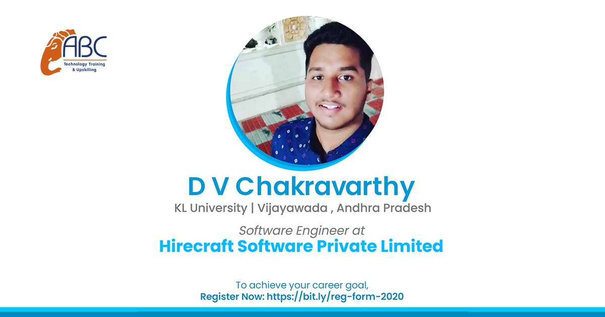 ABCfortech's tweet photo. JUST PLACED!!!
Our winners!! Interviewed online and hired by Indegene &amp; HireCraft Software Pvt. Ltd.

Congratulations &amp; well done!!

Best wishes for all your career goals.
.
.
.
.
.
.
#training #abcselects #recruitment #itjobs #ITindustry #abc #placement https://t.co/4ceuzKSf8S