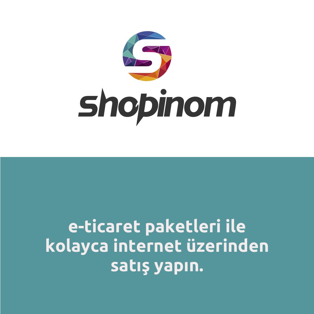shopinom's tweet photo. shopinom e-ticaret paketleri ile internet üzerinden satış yapın. https://t.co/4ImIi76Ctp