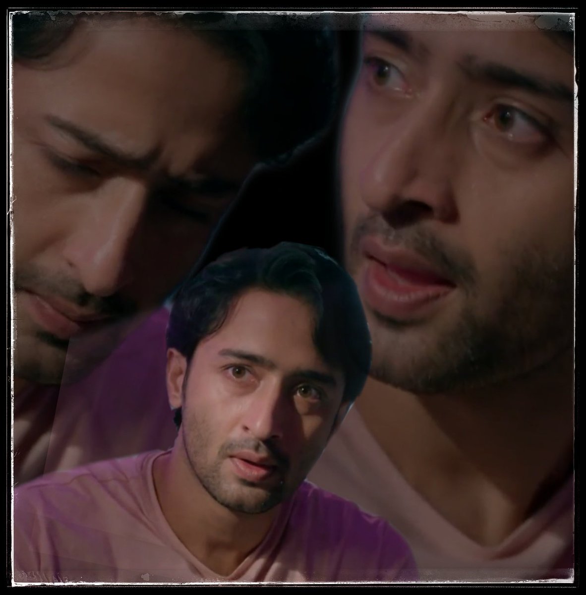 We could feel the emo turmoil Abir was going through.Though he agreed to moving out,yet in his heart he wasn't able to come to terms with this decision. His angst,pain of separation was beautifully expressed through eyes and body language .No words required #ShaheerSheikh Kudos