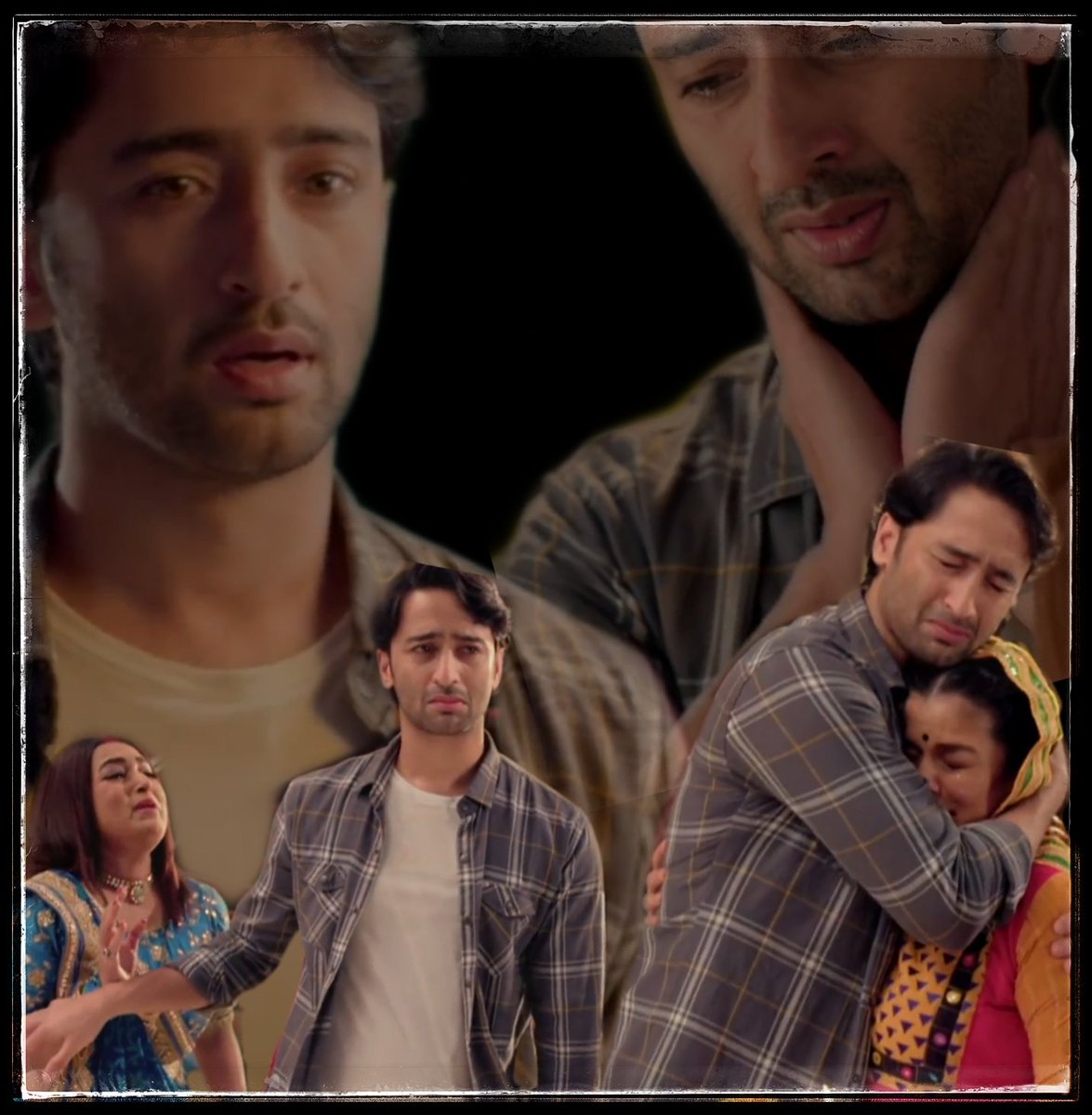 The way maami was pleading them to stop, trying to hold him back and Abir shrugging her off , him and maasi crying hugging one another and his Nanko trying to lighten up the atmosphere All I have to say here is that neither he nor the family deserve this  #ShaheerSheikh