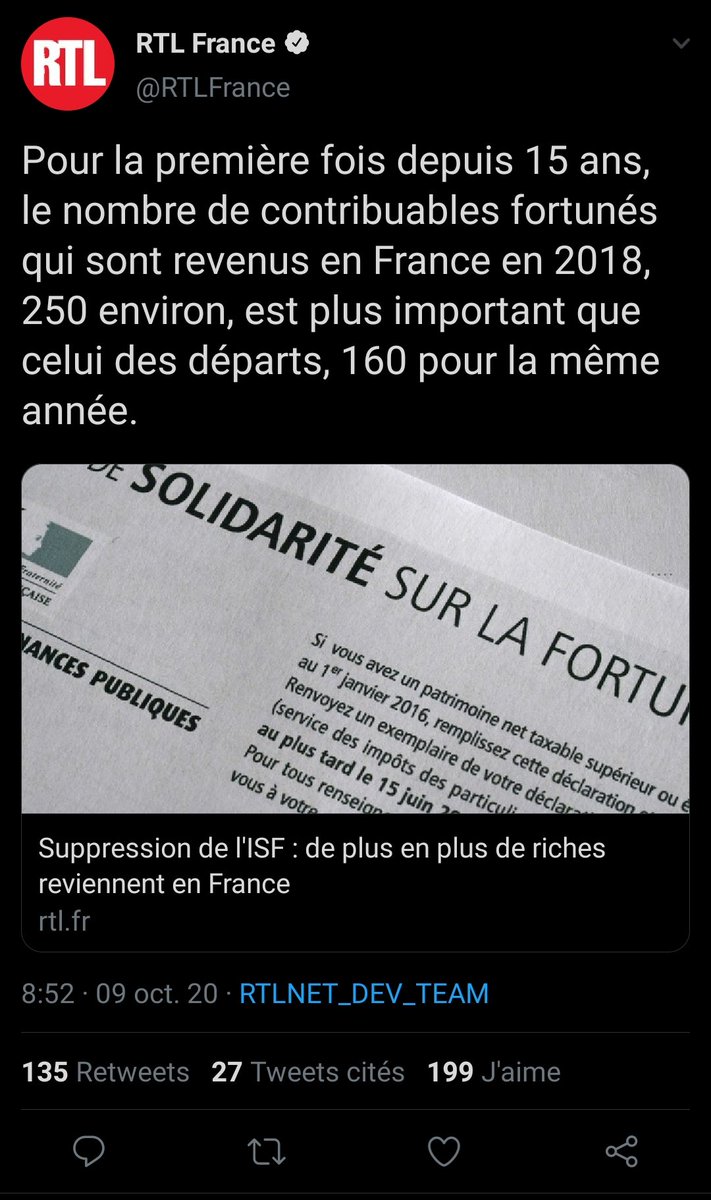 @alexiscorbiere, dit Captain Obvious, semble découvrir qu'une baisse des impôts augmente les ressources des contribuables concernés.
Il occulte cependant soigneusement la réalité de l'effet recherché pour en conclure que cette réforme 'n'est pas efficace'.
#InsoumisAuxFaits