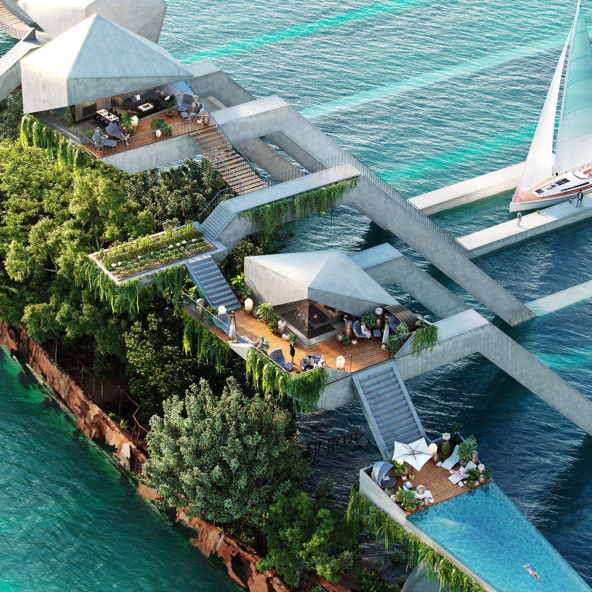 AmazingArchi's tweet image. Shipwreck design and visualization by Matej Hosek.
lnkd.in/grvDUyd
This project was inspired by a photo of a shipwreck colonized by vegetation.

Tools used: #Autodesk3dsMax, #CoronaRenderer, Adobe Photoshop 

#render 
#architecture 
#amazingarchitecture 
#render #sea #3d