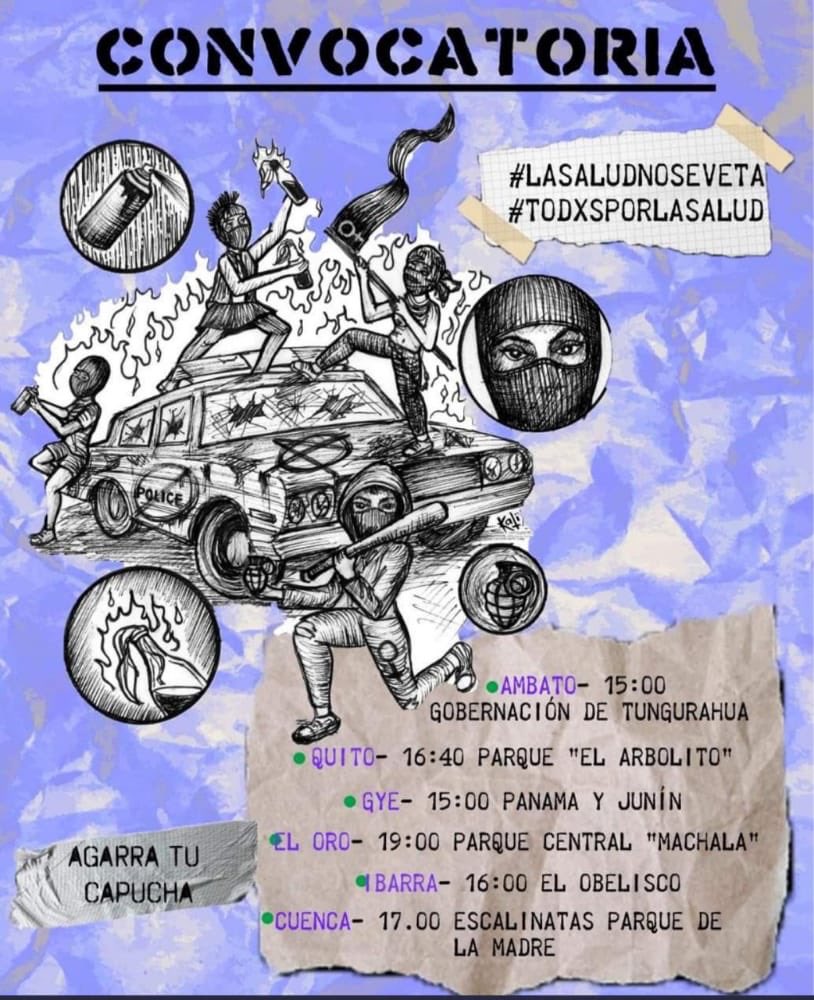 Rechazamos todo acto de violencia y vandalismo en las calles de nuestro país ! <a href="/PoliciaEcuador/">Policía Ecuador</a> <a href="/CynthiaViteri6/">Cynthia Viteri</a> <a href="/mariapaularomo/">María Paula Romo</a> <a href="/Lenin/">Lenín Moreno</a> <a href="/munozmalejandra/">María Alejandra Muñoz S.</a> <a href="/eluniversocom/">El Universo</a> <a href="/elcomerciocom/">El Comercio</a> <a href="/teleamazonasec/">Teleamazonas</a> <a href="/EcuavisaInforma/">Ecuavisa Noticias</a>