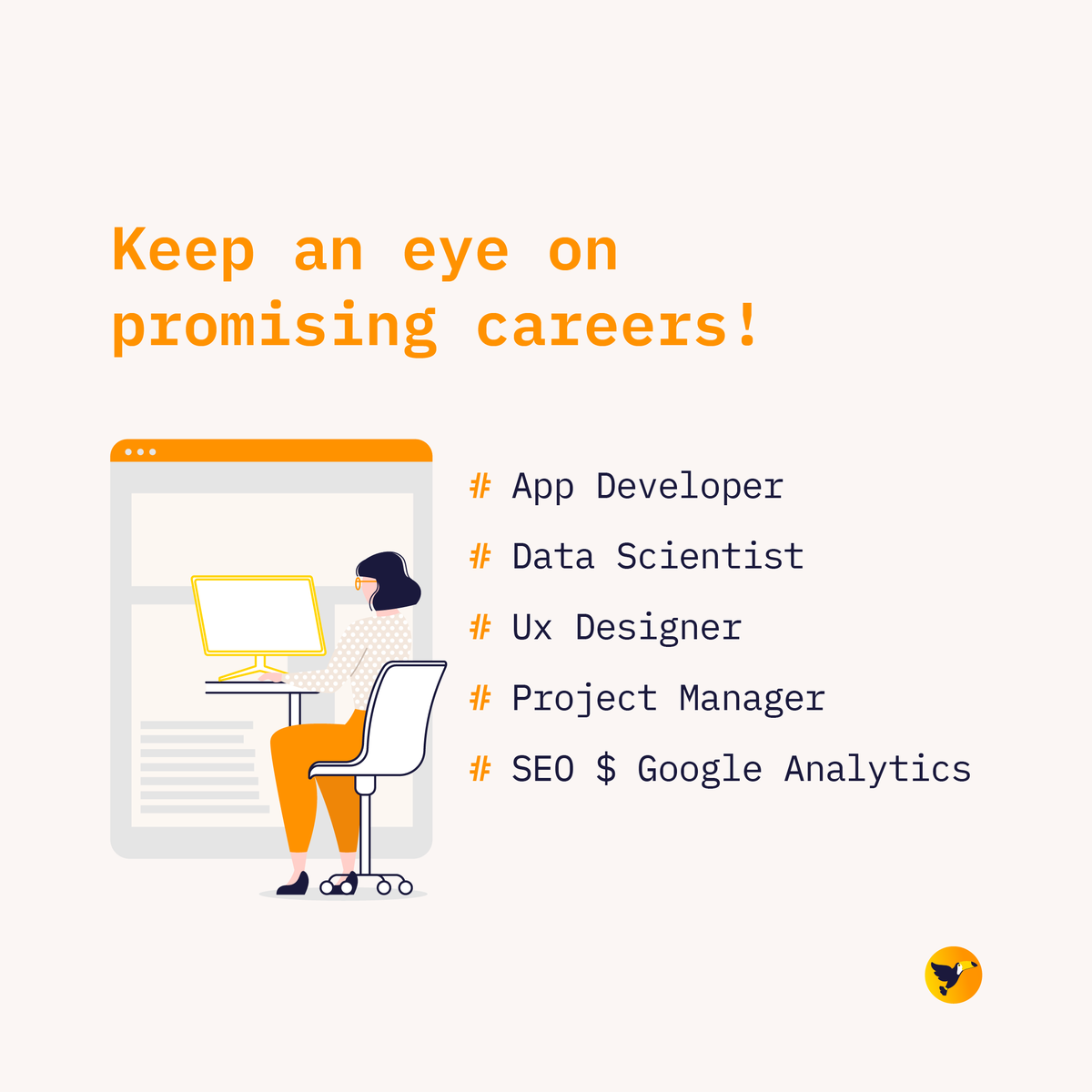 TechVogel's tweet image. Don&apos;t get stuck in cement when it comes to work skills! Always search for new opportunities and courses to improve yourself! 🔎✔️

#GoRemoteGoBeyond #TechVogel #jobs #careers #appdeveloper #datascientist #uxdesigner #projectmanager #seo #googleanalytics #opportunities