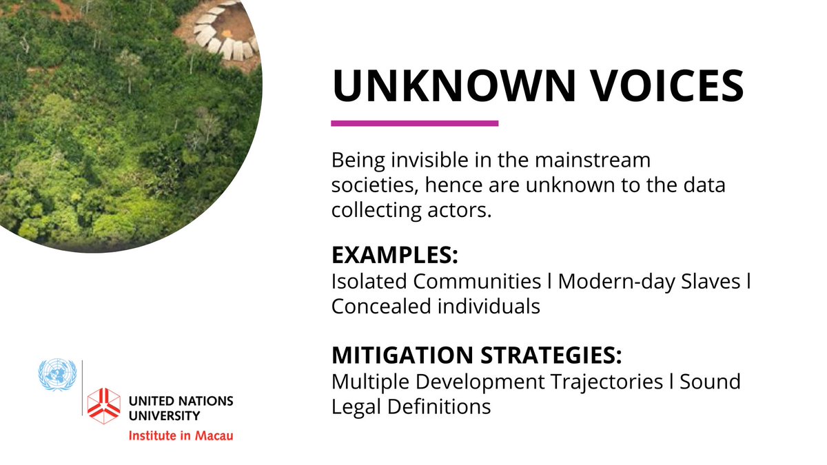 Being invisible in #DataCollection can have devastating consequences, such as being excluded from social resources and benefits. These unknown voices are those of #isolated communities, #trafficked people and concealed individuals ➡️ bit.ly/3cj5JMk

#Data4SDGs
