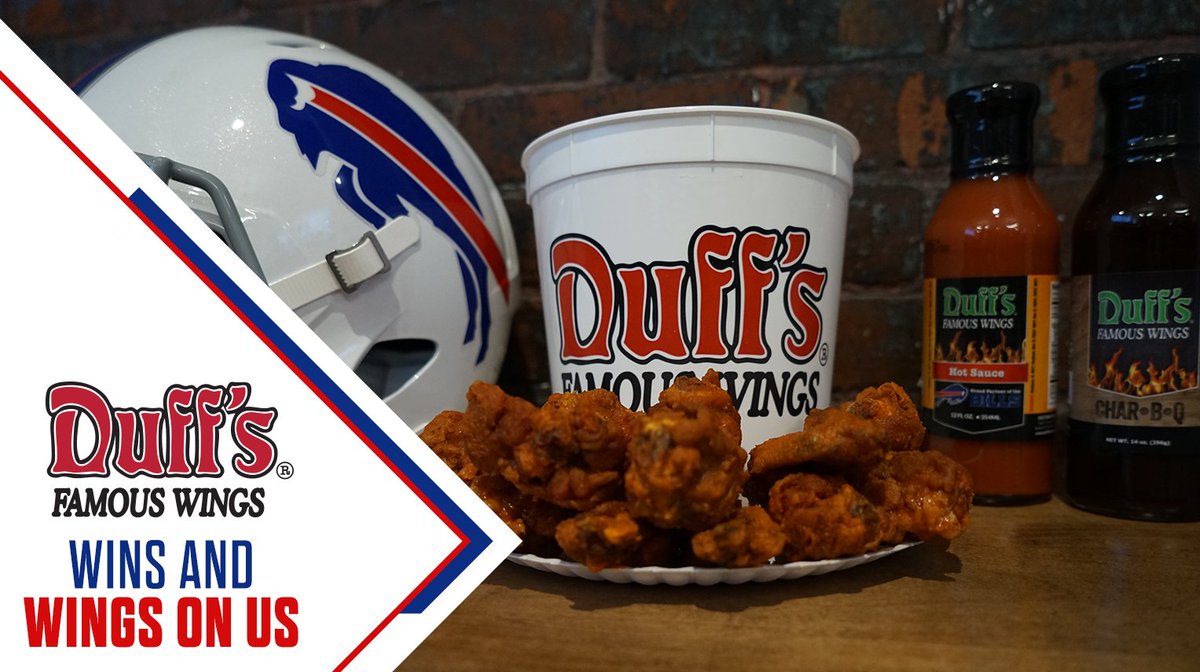 Wings and #VictoryMonday. 😍

RETWEET for your chance to win a <a href="/Duffs_Wings/">Duff's Wings</a> gift card!

Rules: bufbills.co/2S8l8Wd