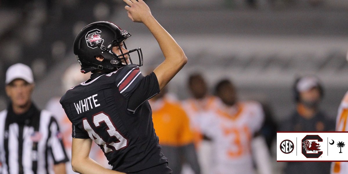 Senior Parker White has made 12-straight FGs dating back to his game-winner at No. 3 Georgia last season after going 2-for-2 in Week 1.

He's currently fourth all-time at South Carolina in FGs made (47) and fifth all-time in points scored (240). 

#Gamecocks🐔🏈 // #ForeverToThee
