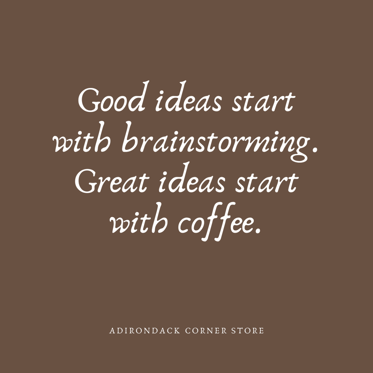 adkcornerstore's tweet photo. Inspire great ideas any time of the day with a cup of your favorite, freshly brewed #GreenMountainCoffee from Adirondack Corner Store! ☕️ 

#mondaymotivation #coffee #itsalwaystherighttimeforcoffee #openlate #grocery #deli #beer #lotto #lakeplacid https://t.co/AWDrIhUQaT