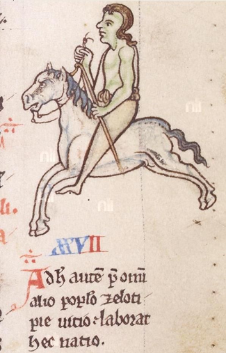 13b. Cambrensis describes how the medieval Irish rode horses. They “use reins which serve the purpose both of a bridle and a bit”. This may be v similar to what **might** have been going on in the Late Bronze Age of Ireland ( though we dont really know! It's a tentative maybe)
