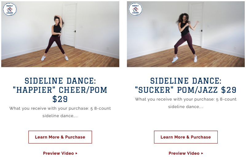 Learn P8C Sideline Dances!  Promo Code: SIDELINES -- Buy 1 Get 1 50% Off😍- mailchi.mp/8a54aaa63d4b/l…