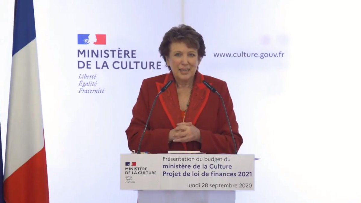 Dans le cadre du Plan de soutien à l'audiovisuel public : @R_Bachelot annonce la répartition des 70 millions d'euros : 45 millions d'euros pour #FranceTélévisions, 20 millions pour #RadioFrance, 2 millions pour #Arte et l'#INA, et 0,5 pour #TV5Monde et #FranceMédiasMonde. #Médias