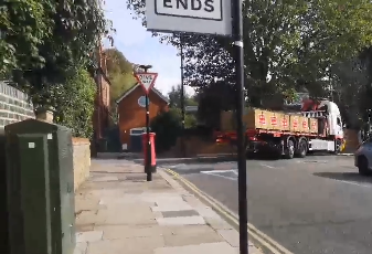 Update: It looks like the ETO was flawed with incorrect roads name and date...
Planters have left the premises... on the back of the same truck they came on...