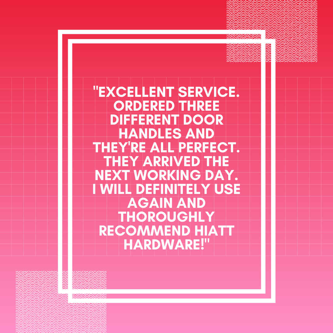 hiatthardware's tweet photo. Our reviews show exactly why people choose us for great quality hardware at a fantastic price! 🙌 Have you tried our hardware yet? If not, why not go through with that renovation or diy job that you’ve been putting off recently 😜

#diy #renovation #review #hardware https://t.co/dH0jYtqOKK