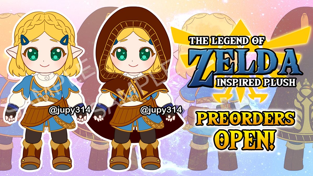 ”Link... you are the light.”I love short-haired Zelda, so I designed a plush inspired from her debut in the Breath of the Wild 2 trailer! I hope everyone likes her Preorder link in comments, don’t miss the EARLY BIRD PRICE!  #botw  #zelda  #BreathoftheWild