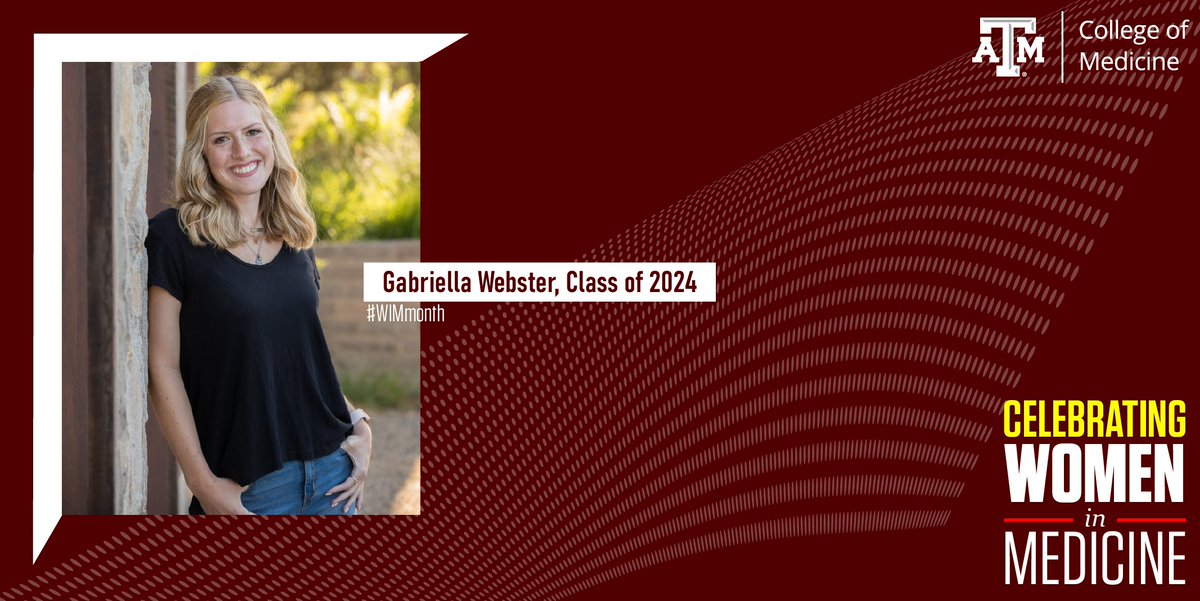"To me, being a woman in medicine means advocating for the health, rights, safety and autonomy of other women, while working to ensure that people of every race, gender identity, sexual orientation receive the healthcare that they deserve."

Gabriella Webster, M1

#WIMMonth