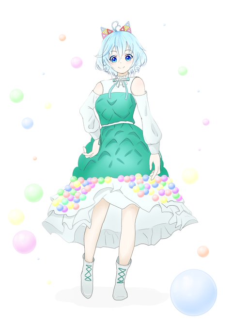 「green dress hair bow」 illustration images(Latest)｜21pages