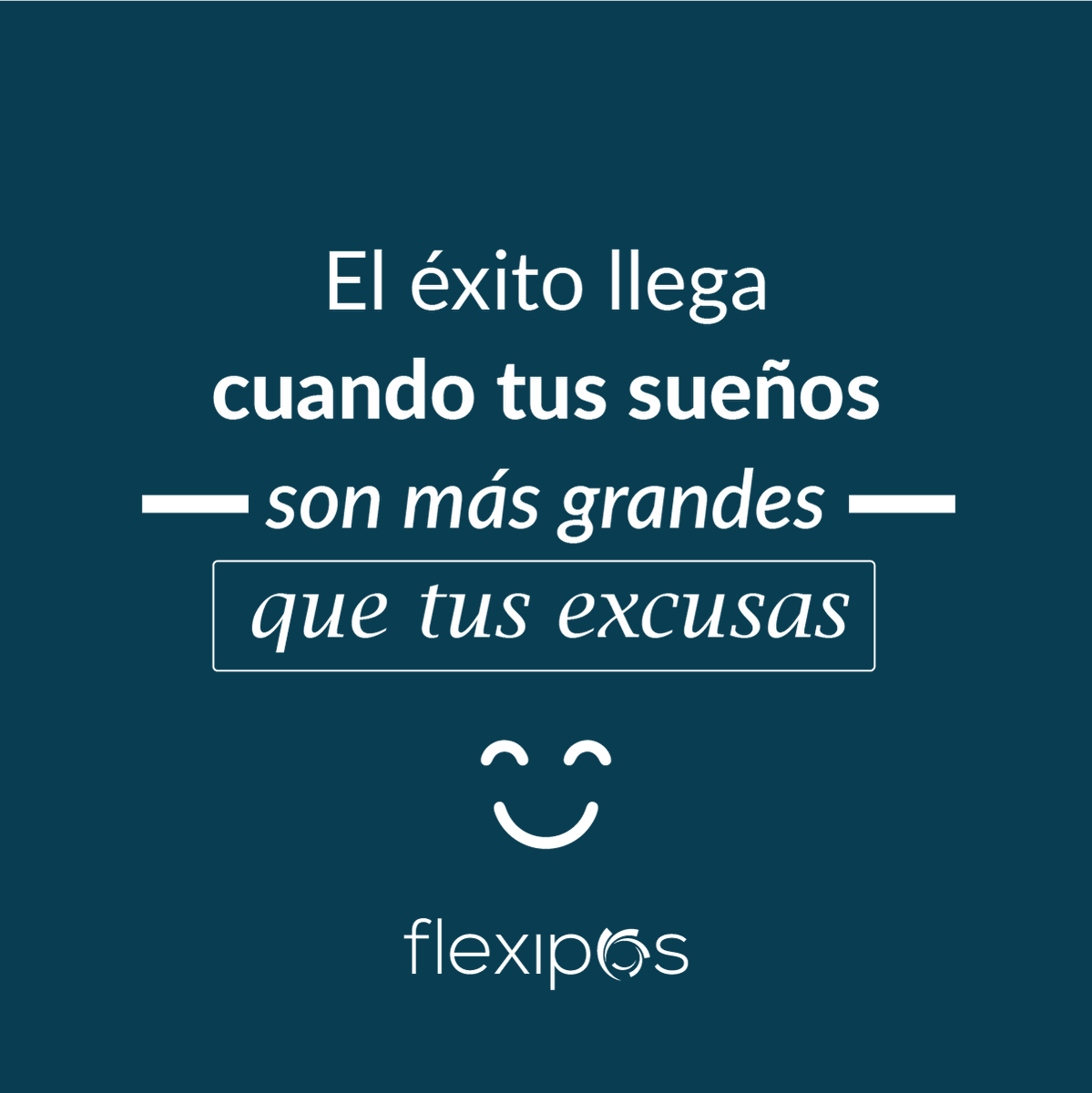 flexipos's tweet photo. Inicie la semana con sus grandes sueños.

#flexipos

#Frase #Optimismo #Sueños #Metas https://t.co/hbs4L2ugic