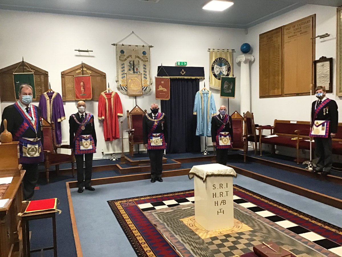 DGLBMason's tweet photo. Today we held the Annual Convocation of @GlosandHereRA at Lydney Masonic Hall, where I Installed the two Provincial Grand Principals designate and we transacted other essential business. Congratulations to our new ProvGH &amp; ProvGJ and thanks to all in attendance. https://t.co/1teCF8H4YY