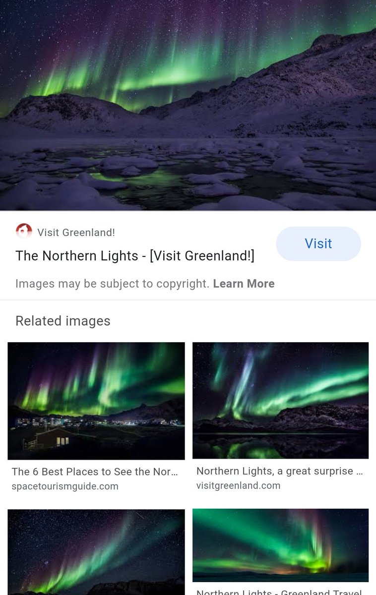 + Greenland is also known for the northern lights, yeah, fascinating. hmm magic hour? do i connect shit? haahahhaha idk