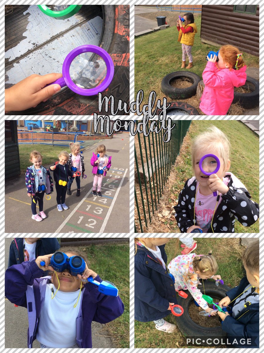 NewInnPrimary's tweet image. Dosbarth Miss Corten have enjoyed their first Muddy Monday so far! We have been outside this morning, looking for living things for the first activity in our #RSPBWildChallenge 🐝🐦🍁