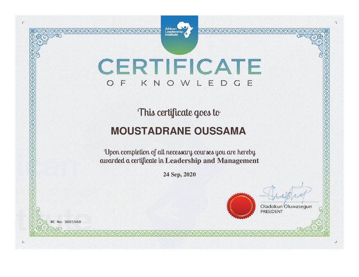 omoustadrane's tweet photo. Thank you to the African Leadership Institute for giving us the opportunity to learn more about leadership and management.
#LearnWithALI #Africanleadershipinstitute https://t.co/589KLrkayL