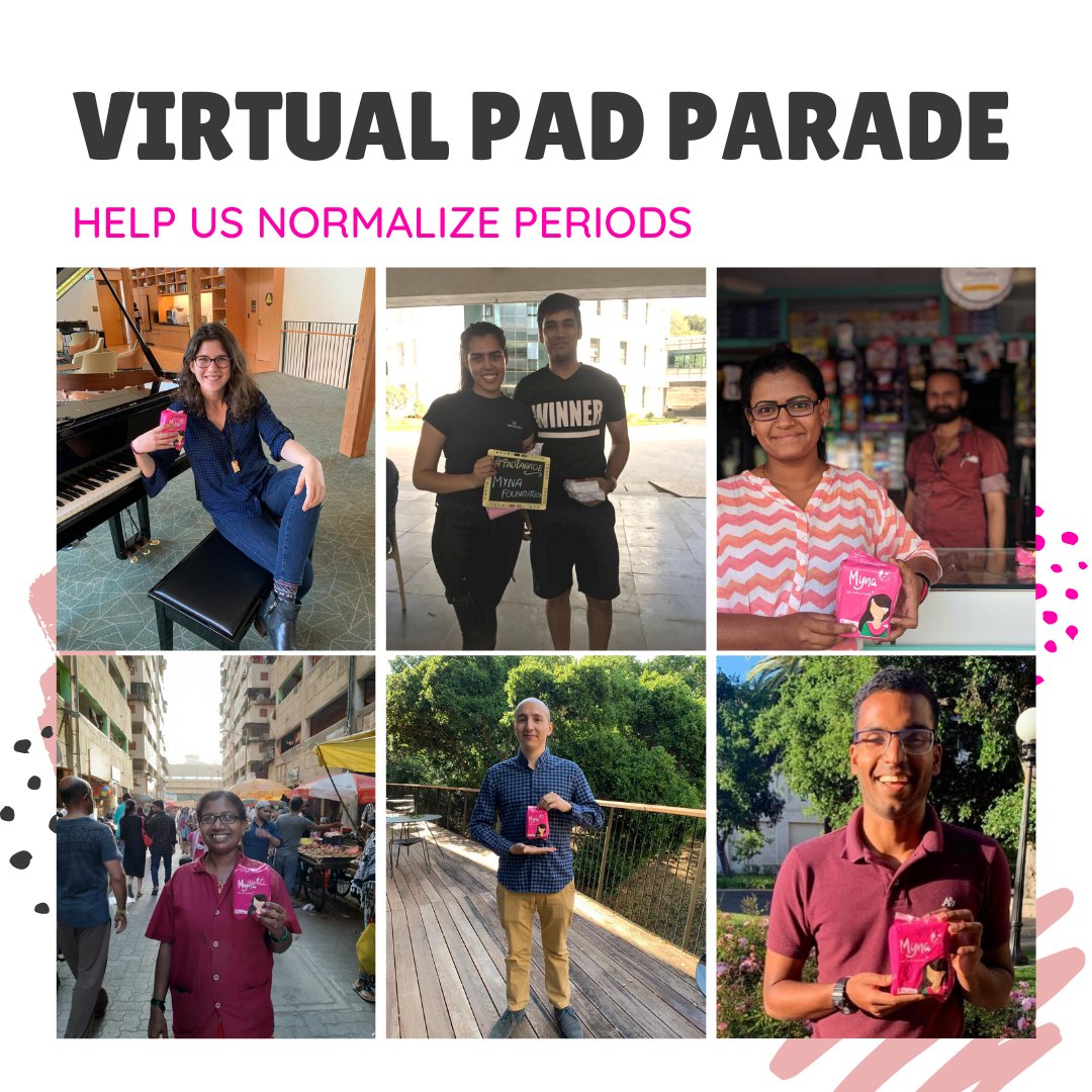 MynaMahila's tweet photo. We are happy to announce our latest virtual initiative - #PadParade. Read the thread to know how you can participate! https://t.co/DpEDSnwAgs