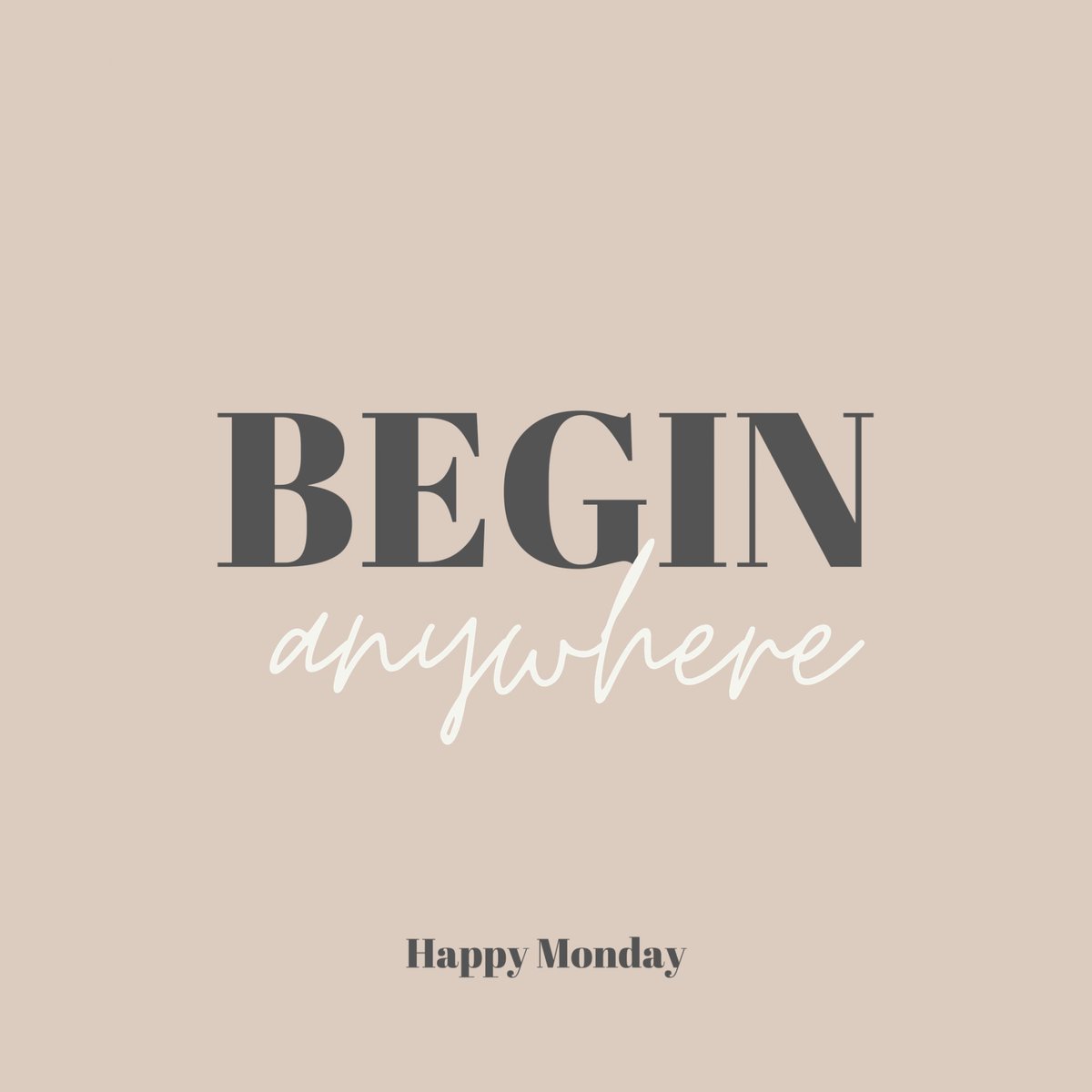 Advanced_HVAC's tweet photo. Begin ANYWHERE. Start your new week right, by getting started! You can do it!
#happymonday #begin https://t.co/ZgbHr8DTm7