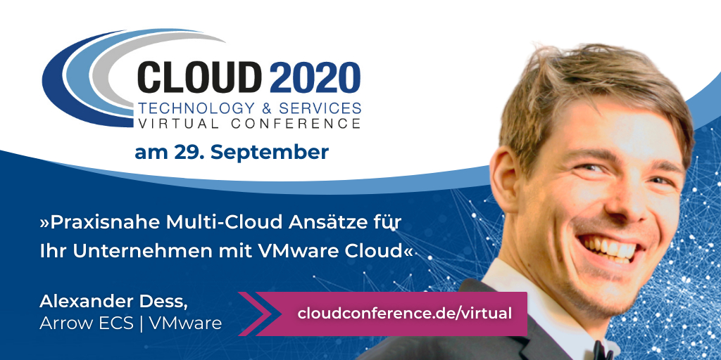 It´s almost #VMworld2020  - but there´s another exciting event happening tomorrow!

Don´t miss my talk "Praxisnahe Multi-Cloud Ansätze für ihr Unternehmen mit #VMwareCloud und #VMwareTanzu "

Link to Register:
cloudconference.de/virtual/agenda…