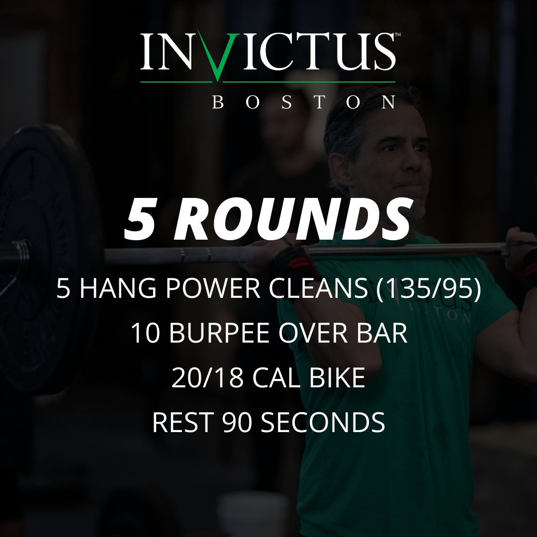 invictusboston's tweet photo. Happy Monday #invictusboston!
---
Get ready for 5 rounds of #fun π https://t.co/Pz0FHmAwQo