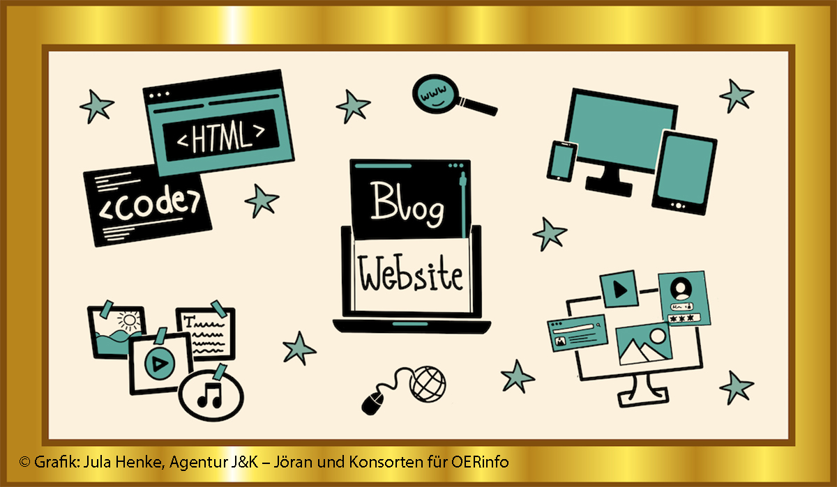 Open Educational Resources (OER) sind Bildungsmaterialien, die unter einer offenen Lizenz veröffentlicht werden. Dabei werden #Blog |s und Webseiten oft noch gar nicht als Format für #OER wahrgenommen. Worauf es dabei ankommt, ist hier zusammengefasst 👉 open-educational-resources.de/goldstandard-w…