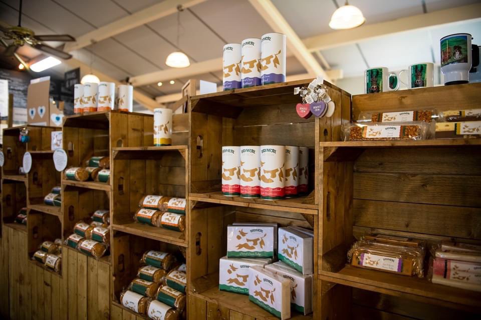 Did you know that we have a gift shop on site at the Brymor parlour? It’s a real treasure trove of gifts and souvenirs from local producers in our surrounding area. It’s a must-visit when you come to see us to try our outstanding range of ice creams!