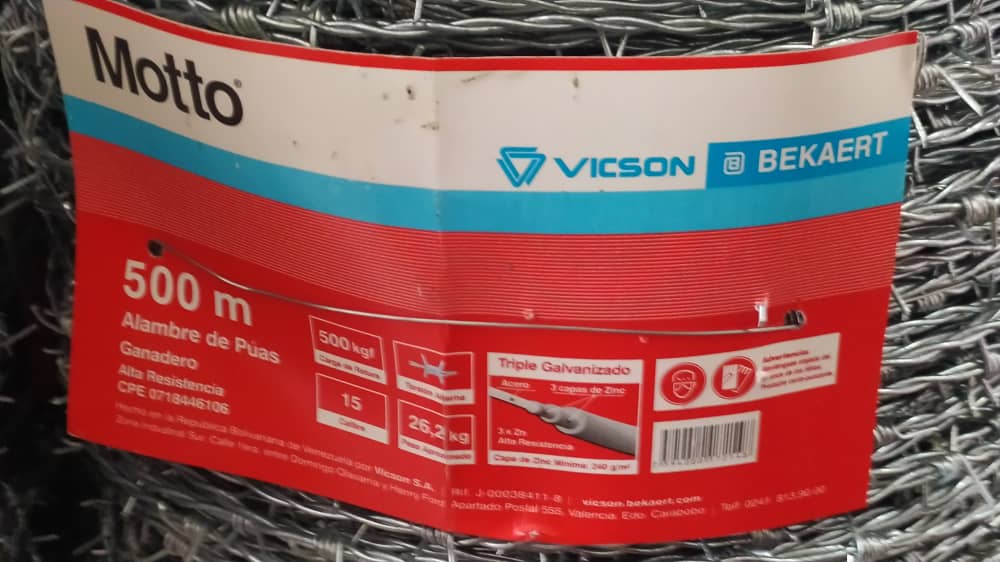 jimacaca's tweet photo. Buenos Dias!
📢 Programe sus compras con #Jimaca, al mejor Precio en el Mercado de Acero Triple Galvanizado #Vicson!
Alambre de Puas #Motto400, #Motto500 y #Grapas1x9.
Se incluye Flete Gratis de acuerdo al Volumen de Carga. Contactenos: 04125547053 o 04145249966 https://t.co/18wzUQYMjp