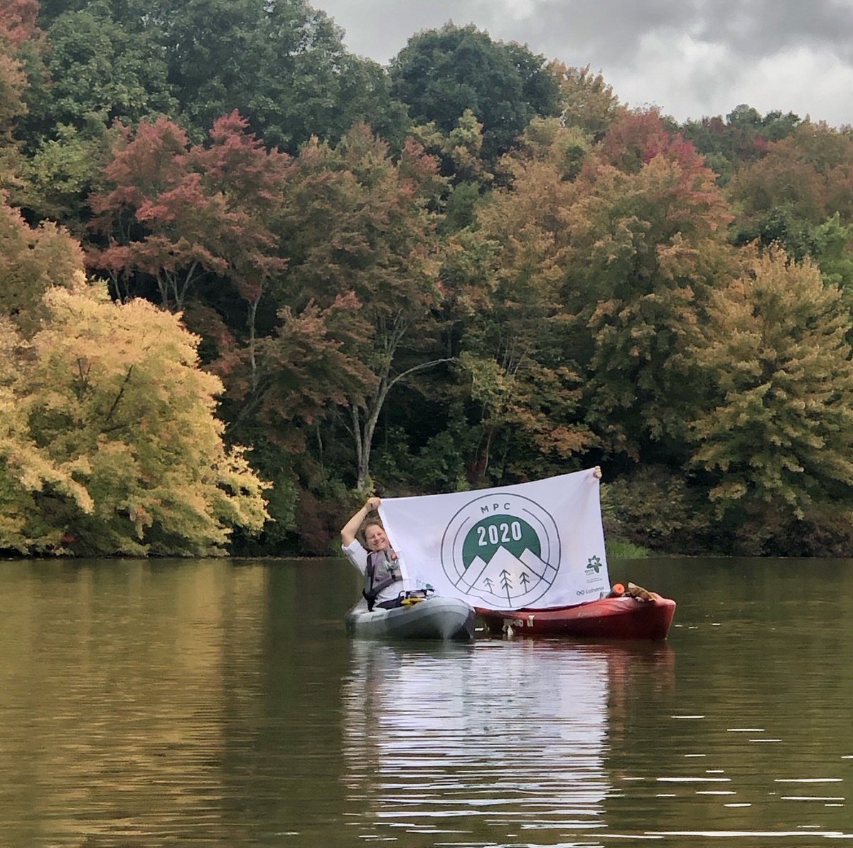 SassenCrake's tweet photo. @MyPeakChallenge Mental health is just as important as physical health! Floating in nature is our favorite way to go! #FamilyFloat #ARD #keeponpeaking https://t.co/dJndLvxmpN