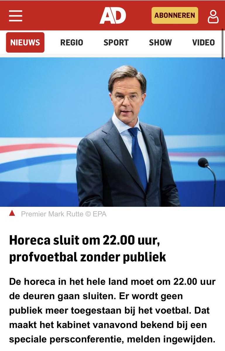 Donderdag heeft een groep WII-supporters, die toch al niet naar de wedstrijden gaan, zich BUITEN het stadion niet aan de coronaregels gehouden. In de stadions hebben de clubs het prima voor elkaar, zo is wel gebleken. Symboolpolitiek van de bovenste plank dit.