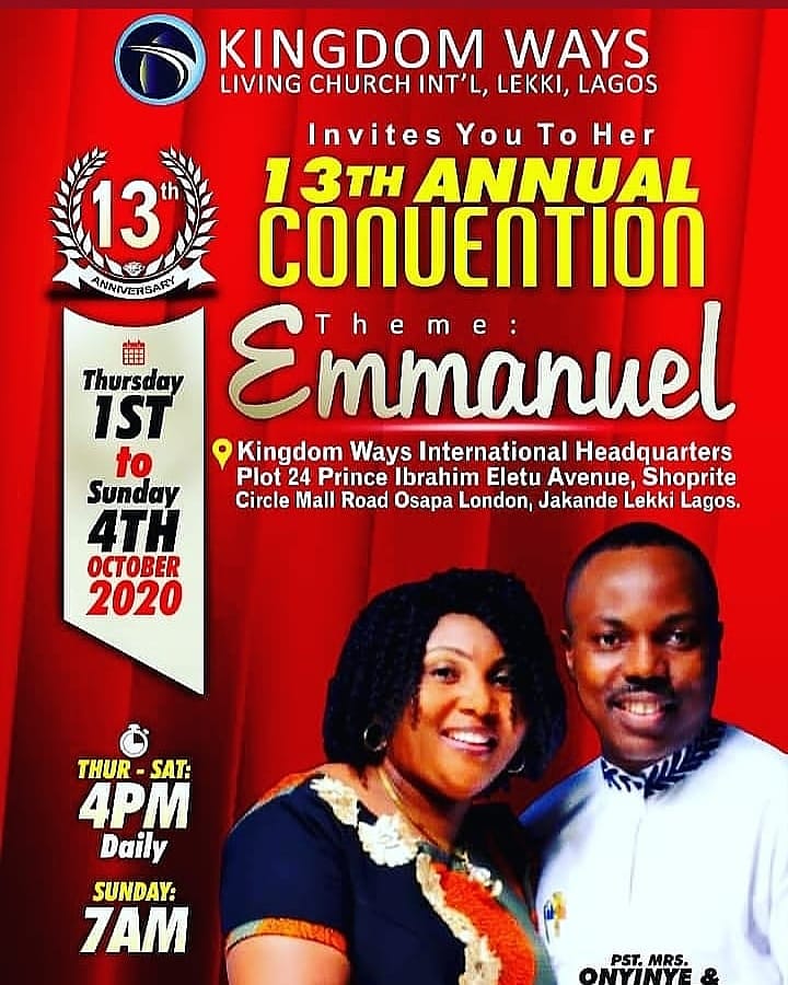 Lydiaanlc's tweet image. "If you don't love God you can't truly love people.AKM. Join us as we celebrate God's love in our 13th year anniversary 
#Emmanuel(God is with us) 
#13th year Anniversary 
@kenmbachi
@kingdomwayslivingchurch
@okey_ike
@Christabel chidinma karen
