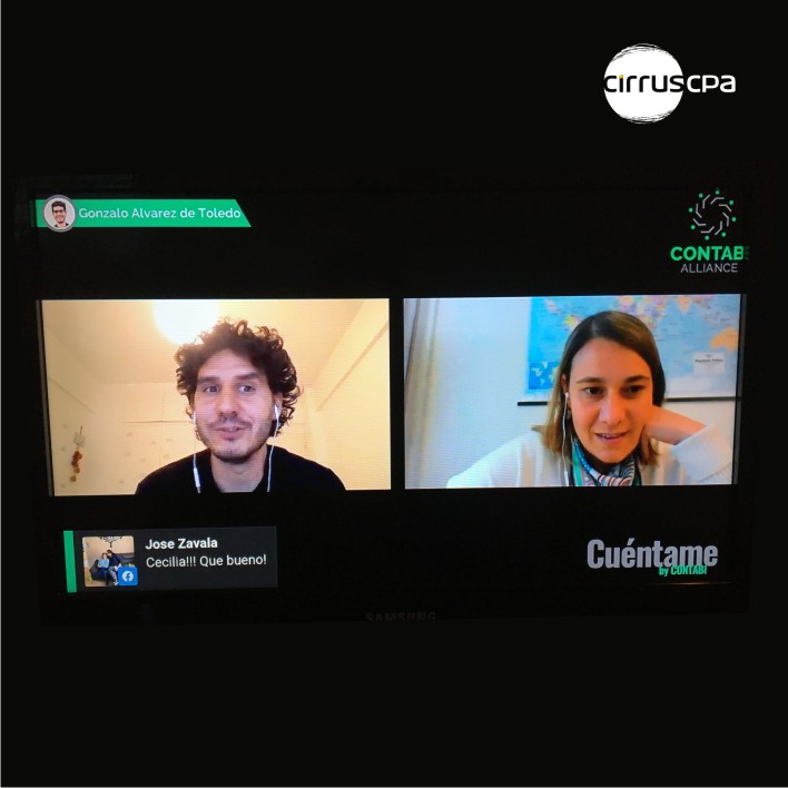 Días atrás participamos en una nueva edición de Cuéntame by Contabi, el ciclo de charlas desarrollado por CONTABI ALLIANCE, en esta ocasión con la participación de Gonzalo Álvarez de Toledo y Cecilia Castro (Co-founder de Cirrus CPA). youtube.com/watch?v=KPmeir… #contabialliance