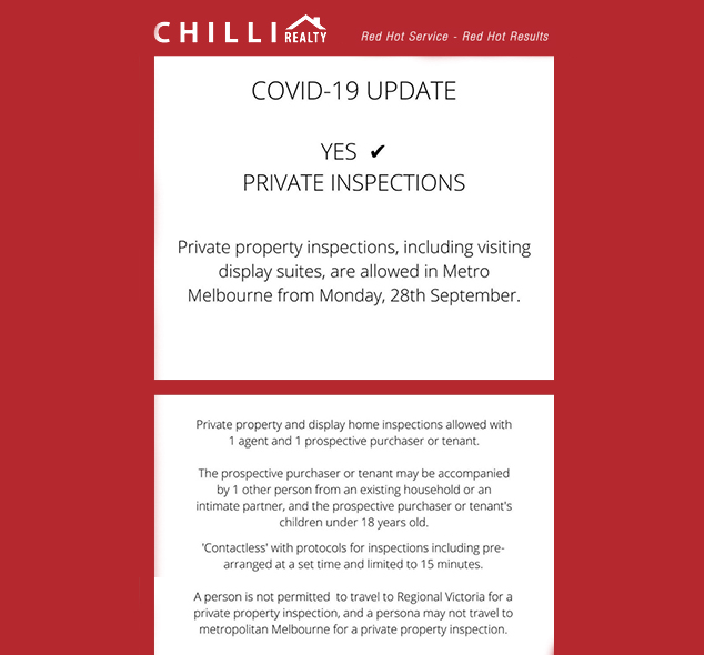 ChilliRealty's tweet image. An important update for everyone in regards to private investigations

#covid19